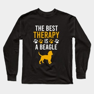 The best therapy is a beagle Long Sleeve T-Shirt